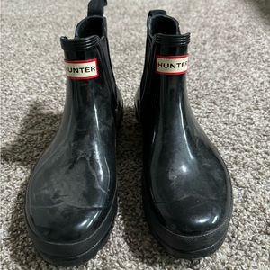Short hunter rain boots